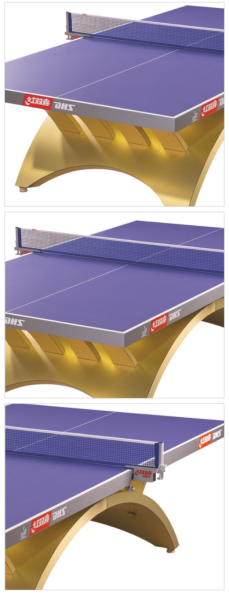 金彩虹乒乓球台_红双喜乒乓球桌_比赛专用乒乓球台-广西开元体育健身器材有限公司
