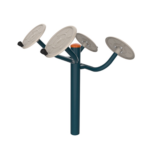 户外健身器材-二位太极揉推轮 户外健身器材-二位太极揉推轮