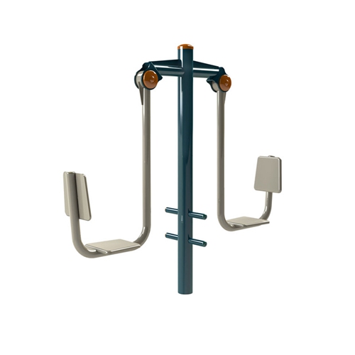 户外健身器材-二位坐蹬训练器 户外健身器材-二位坐蹬训练器