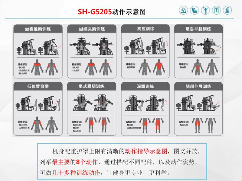 室内健身器材-四人站综合训练器SH-G5205 室内健身器材-四人站综合训练器SH-G5205