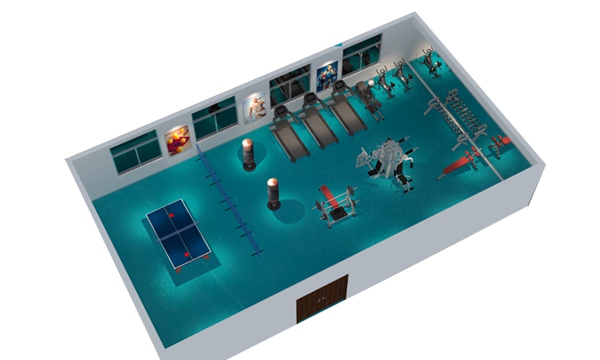 150平方健身房配置方案-广西开元体育健身器材有限公司 150平方健身房配置方案-广西开元体育健身器材有限公司