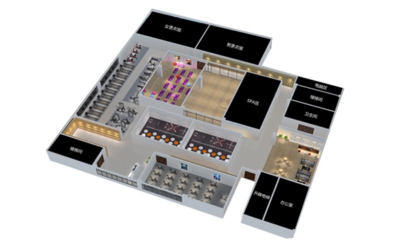 1700平方健身房配置方案-广西开元体育健身器材有限公司 1700平方健身房配置方案-广西开元体育健身器材有限公司