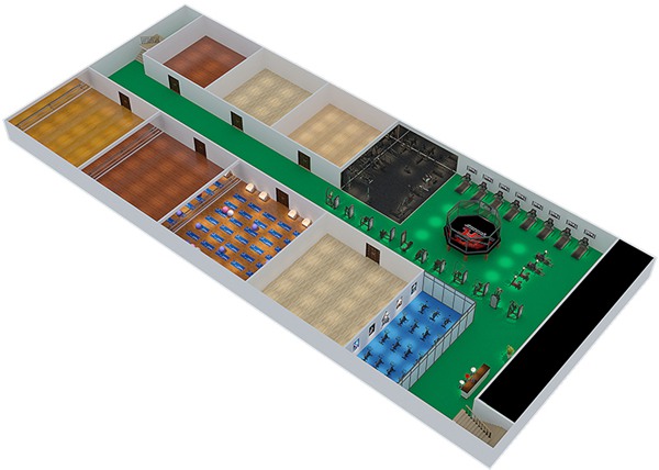 1800平方健身房配置方案-广西开元体育健身器材有限公司 1800平方健身房配置方案-广西开元体育健身器材有限公司