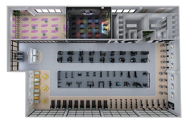 500平方健身房配置方案-广西开元体育健身器材有限公司 500平方健身房配置方案-广西开元体育健身器材有限公司