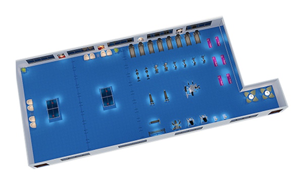 150平方健身房配置方案-广西开元体育健身器材有限公司 150平方健身房配置方案-广西开元体育健身器材有限公司