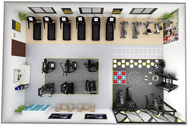 120平方健身房配置方案-广西开元体育健身器材有限公司 120平方健身房配置方案-广西开元体育健身器材有限公司