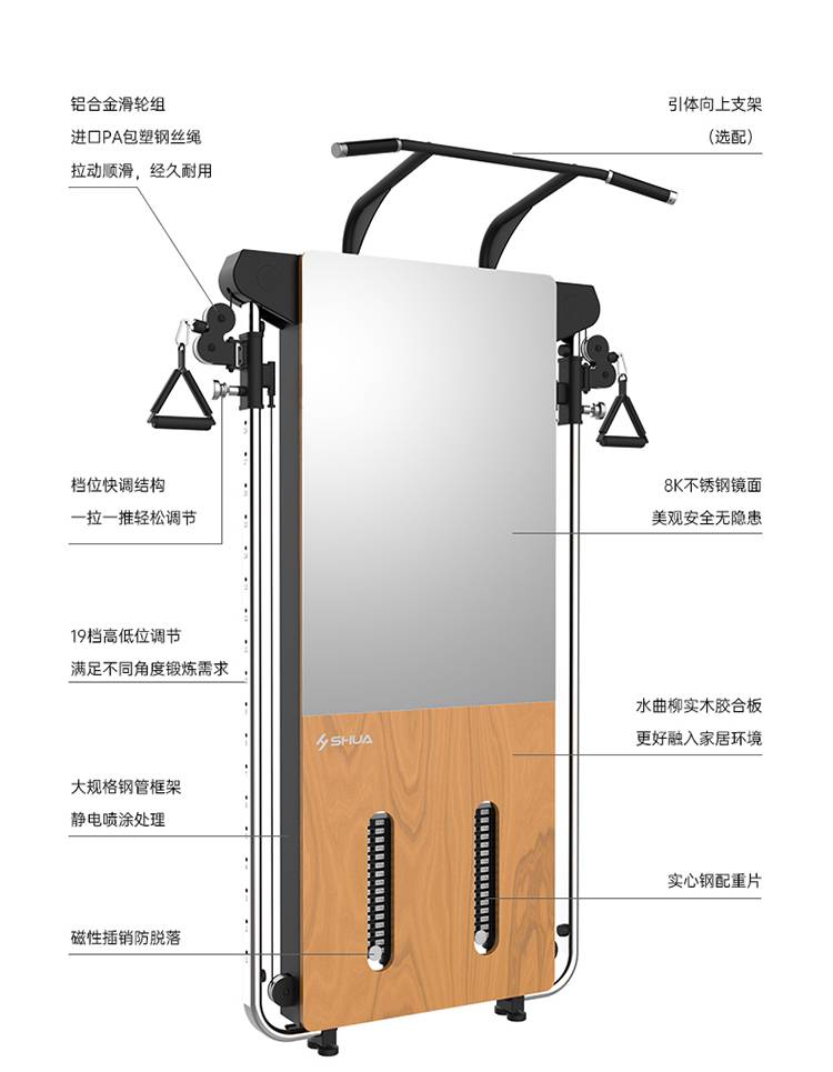 SH-G699 壁挂式拉绳训练器-广西开元体育健身器材有限公司 SH-G699 壁挂式拉绳训练器-广西开元体育健身器材有限公司